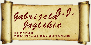 Gabrijela Jaglikić vizit kartica